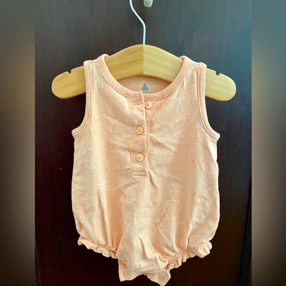 Baby Henley Print Romper